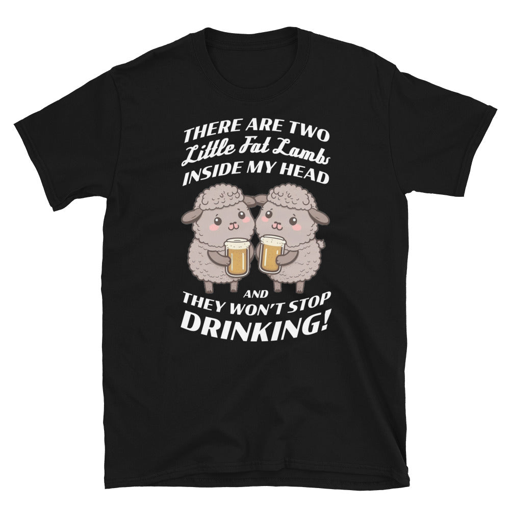 Little Fat Lambs Drinking Shirt