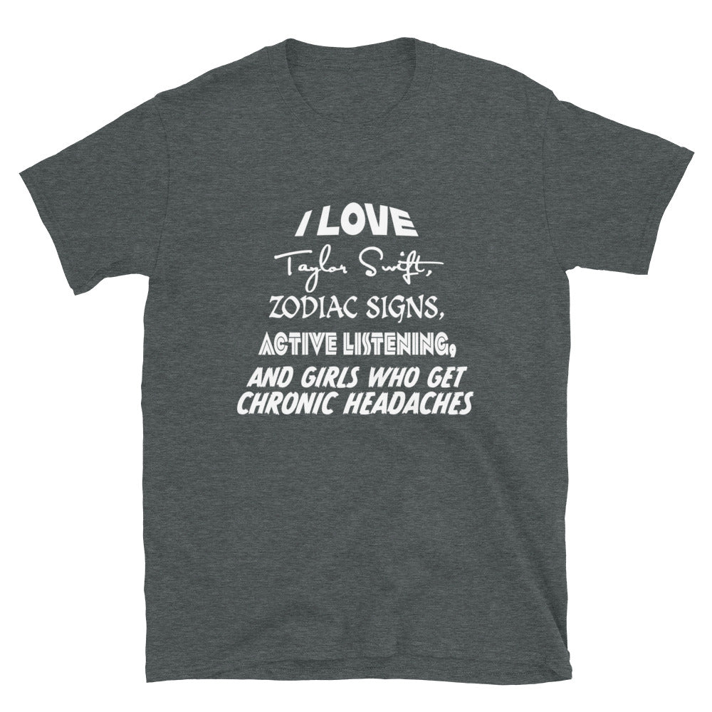 I Love Girls who get Chronic Headaches Shirt