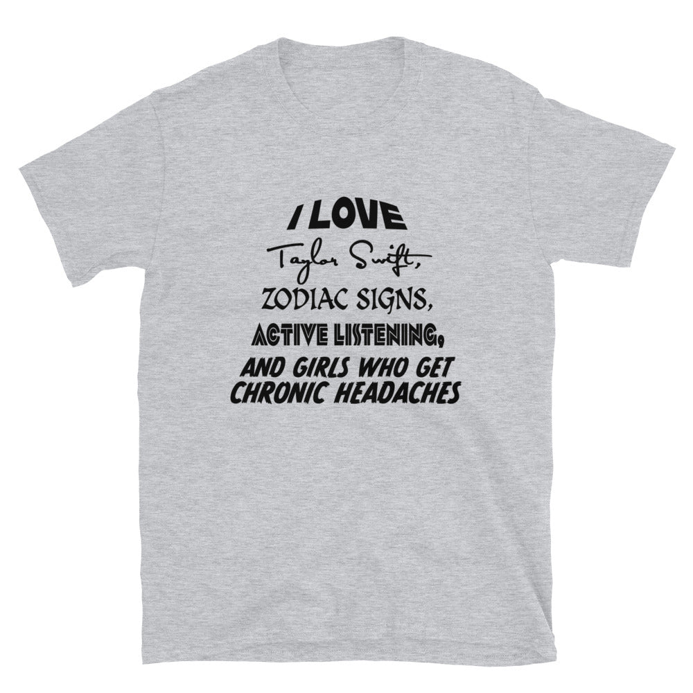 I Love Girls who get Chronic Headaches Shirt