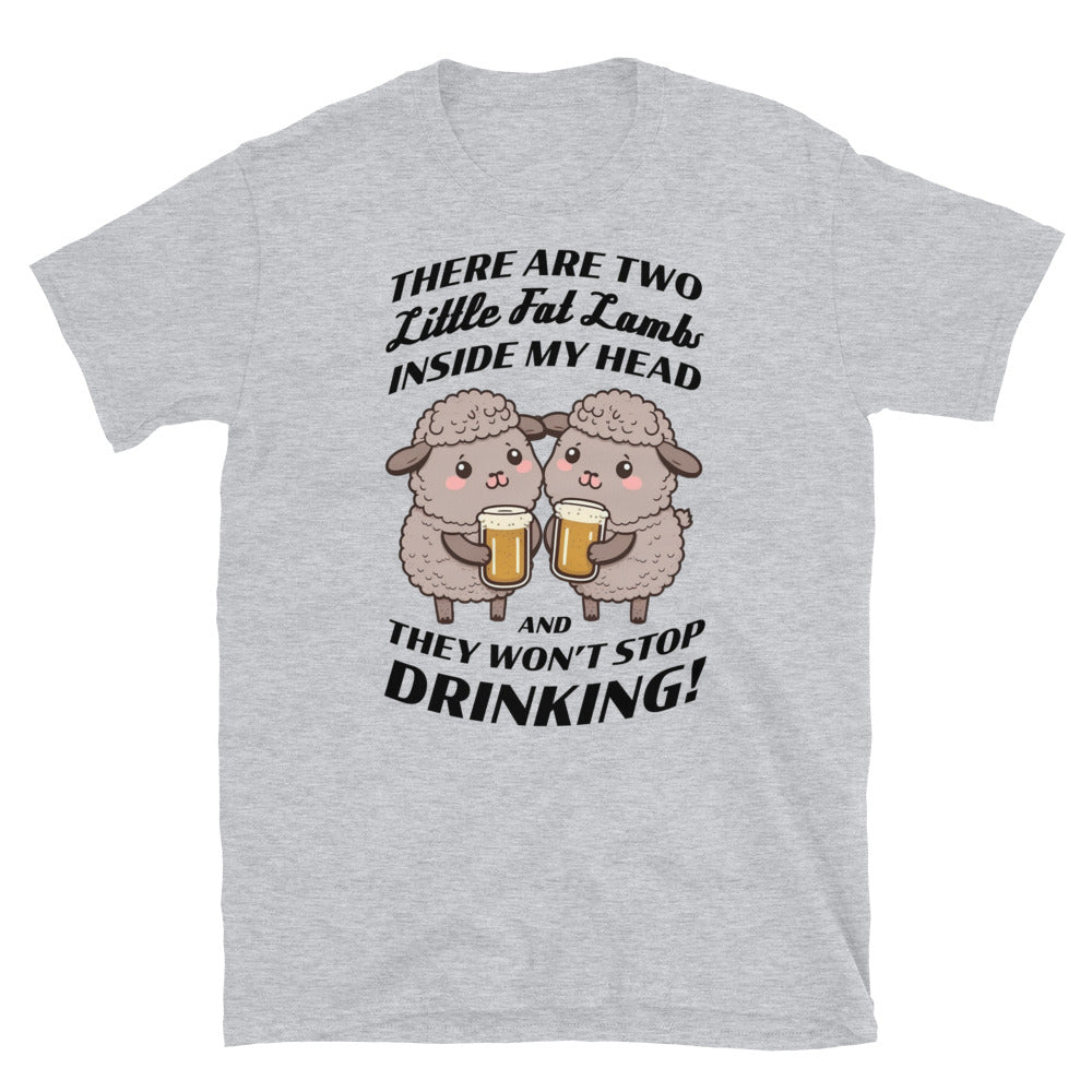 Little Fat Lambs Drinking Shirt