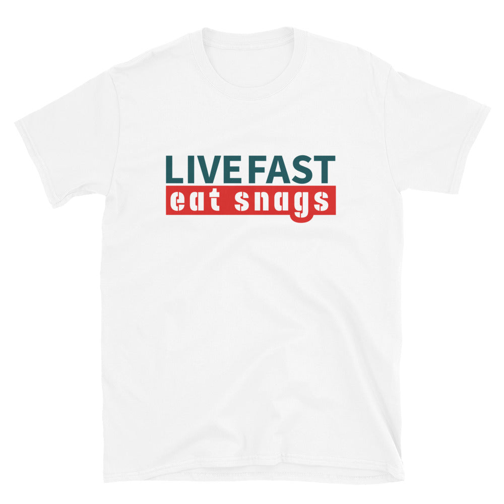 Bunnings: Live Fast Eat Snags Shirt