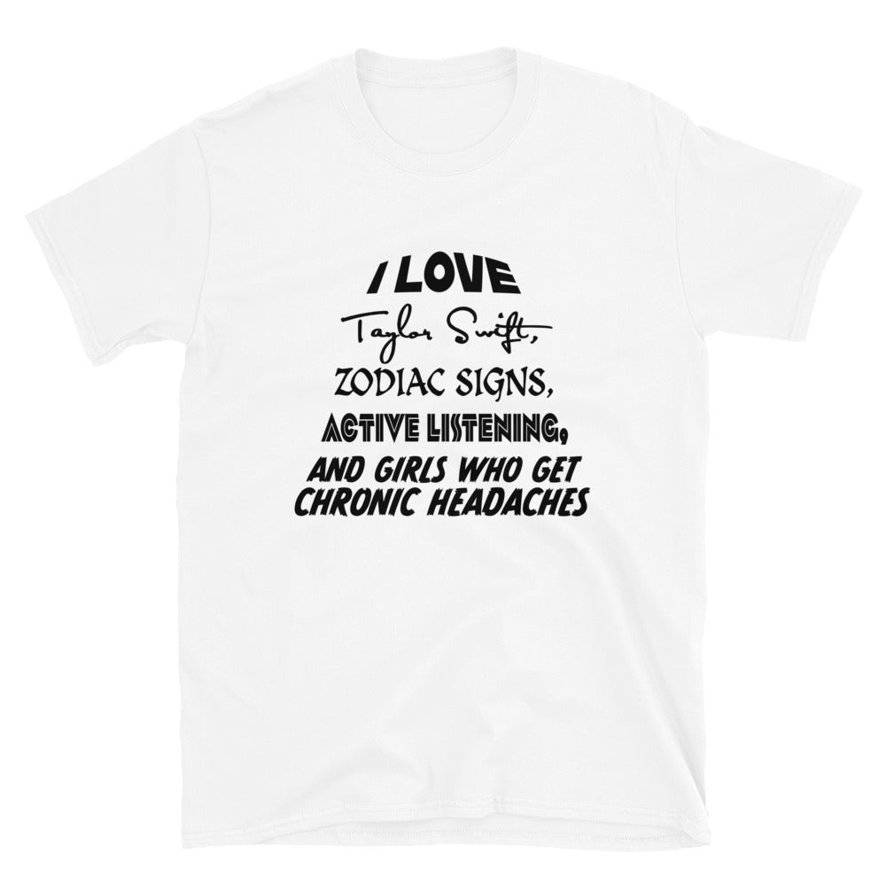 I Love Girls who get Chronic Headaches Shirt