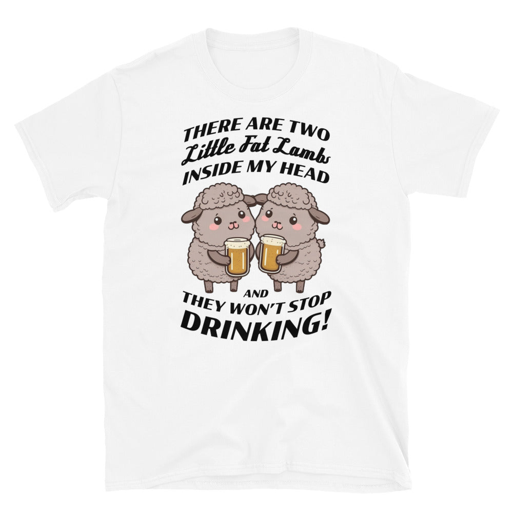 Little Fat Lambs Drinking Shirt